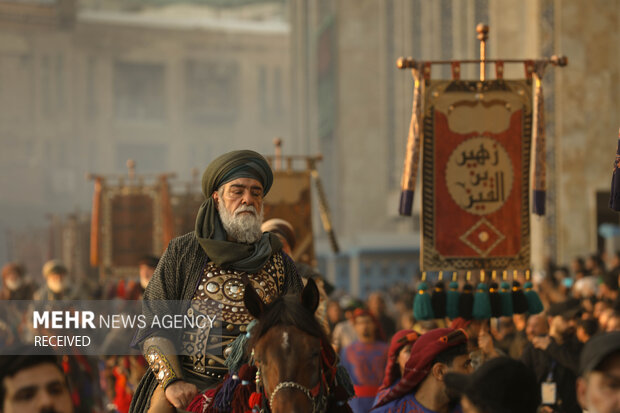 ورود نمادین کاروان امام حسین(ع) به کربلا