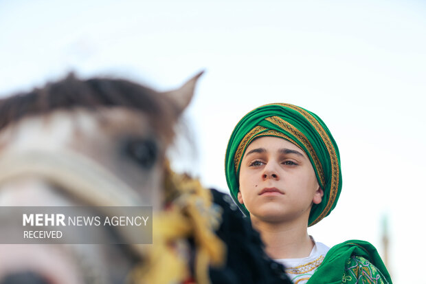 ورود نمادین کاروان امام حسین(ع) به کربلا