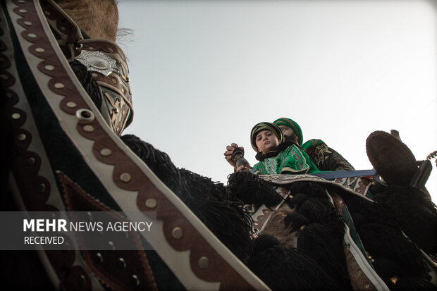 ورود نمادین کاروان امام حسین(ع) به کربلا