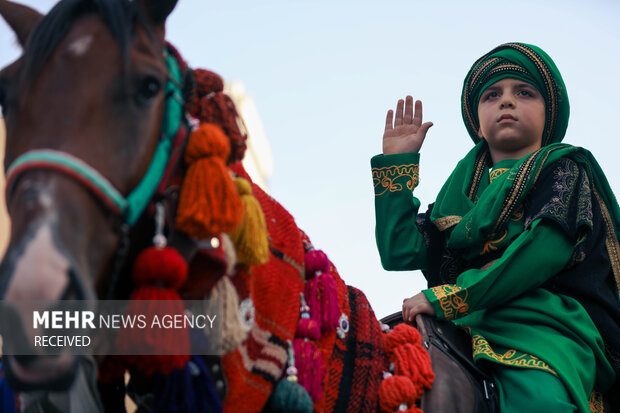 ورود نمادین کاروان امام حسین(ع) به کربلا