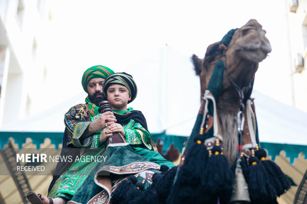 ورود نمادین کاروان امام حسین(ع) به کربلا