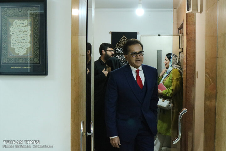 Pakistan's ambassador in Iran visits Tehran Times for talks, interview