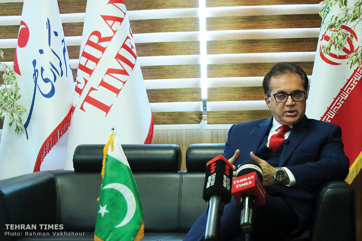 Pakistan's ambassador in Iran visits Tehran Times for talks, interview