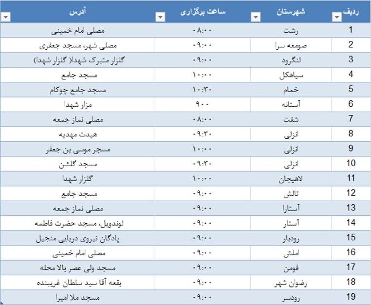 همایش شیرخوارگان حسینی در گیلان کجا برویم؟