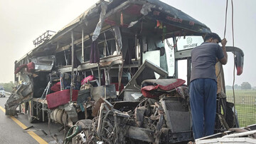 ۱۱ کشته و ۶ زخمی در تصادف جاده‌ای در شمال فیلیپین