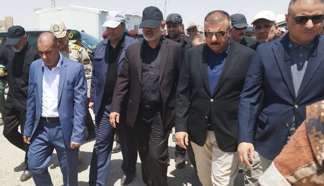 وزیر کشور ایران و عراق از مرز مهران بازدید کردند
