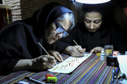 سوگ‌نشینی هنرمندان گلستان در شهادت حضرت زهرا(س)