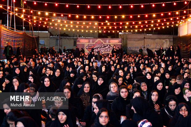 عزداری شب پنجم محرم در حسنیه اعظم زنجان