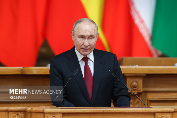 سخنرانی پوتین در جمع رؤسای مجالس کشورهای عضو بریکس