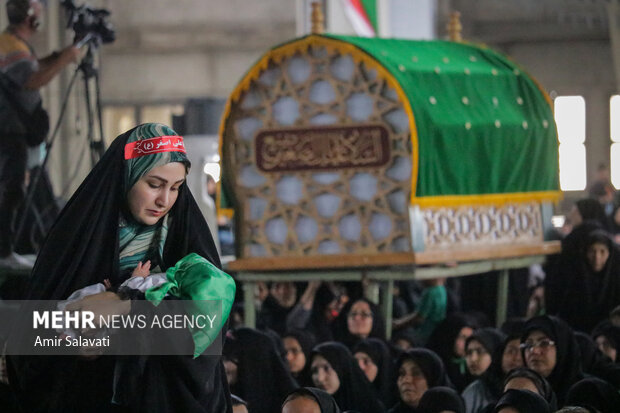 مراسم شیرخوارگان حسینی - سمنان