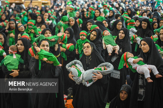 مراسم شیرخوارگان حسینی - شیراز