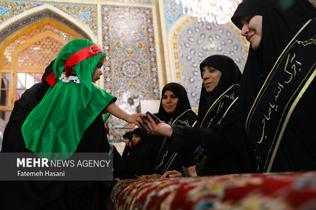 مراسم شیرخوارگان حسینی - مشهد