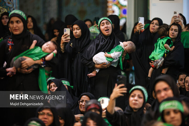 آئین شیرخوارگان حسینی روایت مادرانه از مظلومیت تاریخ