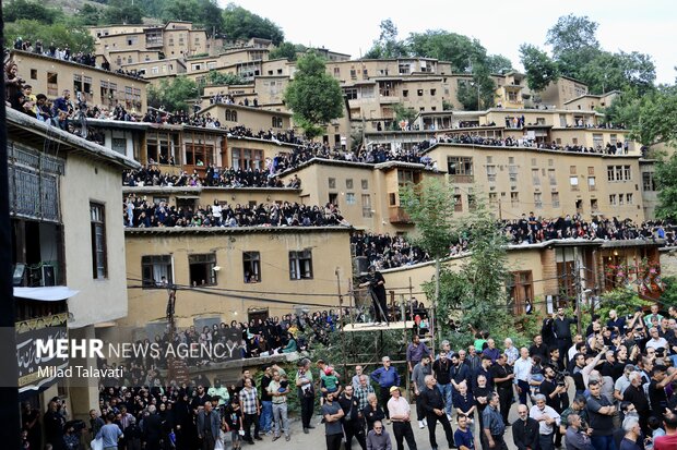 مراسم سنتی علم بندان در ماسوله