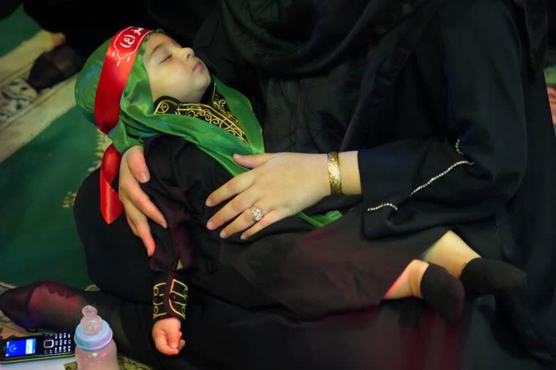 مراسم شیرخوارگان حسینی (ع) در مصلی الغدیر خرمآباد برگزار شد