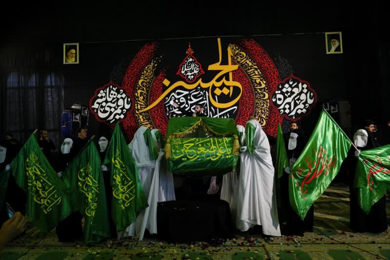 مراسم شیرخوارگان حسینی (ع) در مصلی الغدیر خرم‌آباد برگزار شد