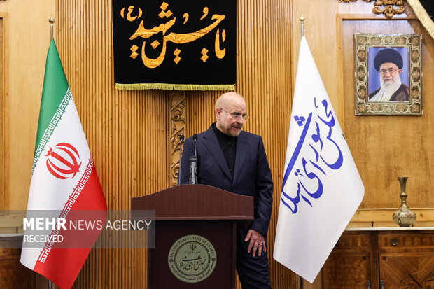 استقبال رسمی از رئیس مجلس شورای اسلامی در بازگشت از سفر روسیه 10
