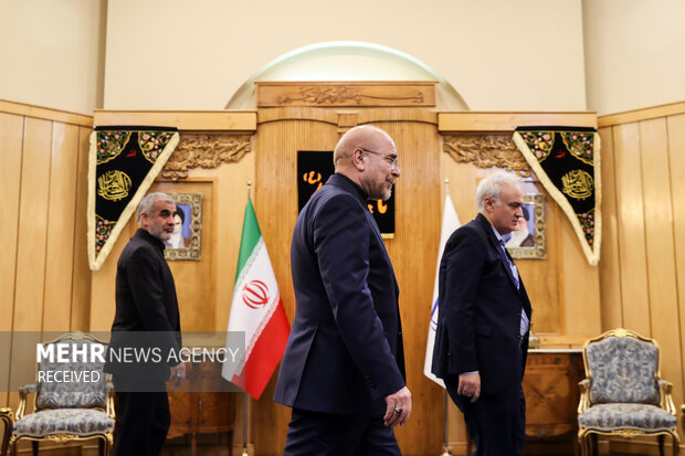 استقبال رسمی از رئیس مجلس شورای اسلامی در بازگشت از سفر روسیه 24