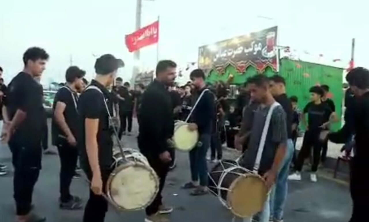 مراسم سنج و دمام در روستای بحیری