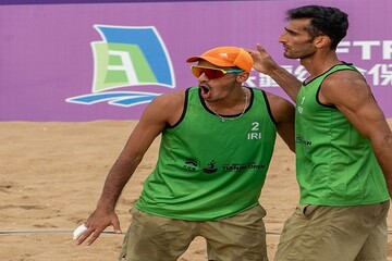 تیم ملی والیبال ساحلی ایران قهرمان تور آسیایی چین شد