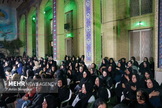 مراسم عزاداری در حسینیه سید ها شهرستان بجنورد برگزار شد