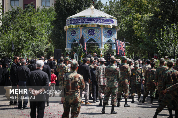 تشییع پیکر شهید گمنام در دانشگاه افسری امام علی (ع) 42