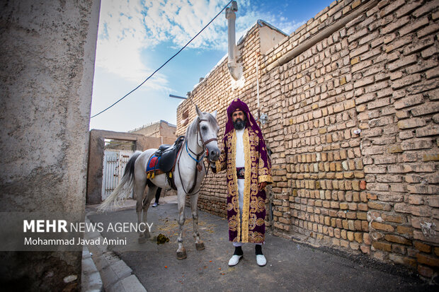 آیین تعزیه ‌خوانی در روستای حصارخروان قزوین