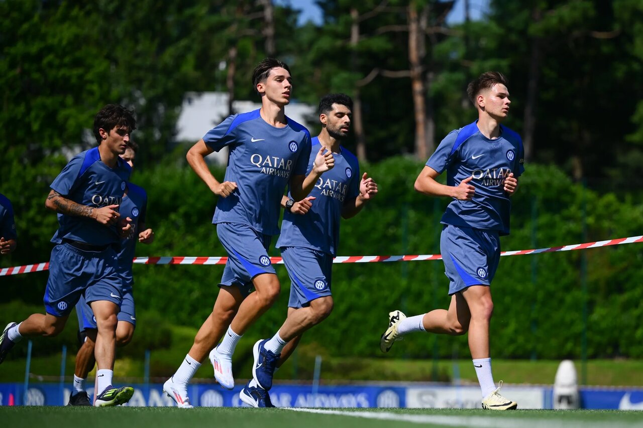 تصاویر مهدی طارمی در تمرین تیم فوتبال اینتر + فیلم