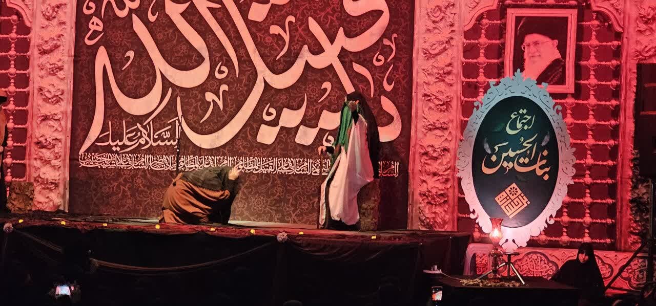 اجتماع بزرگ دخترانه " بناتالحسین علیهالسلام" در همدان برگزار شد