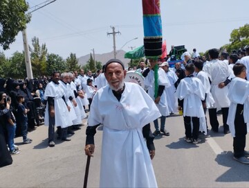 عزاداری باشکوه مردم کوهبنان در تاسوعای حسینی