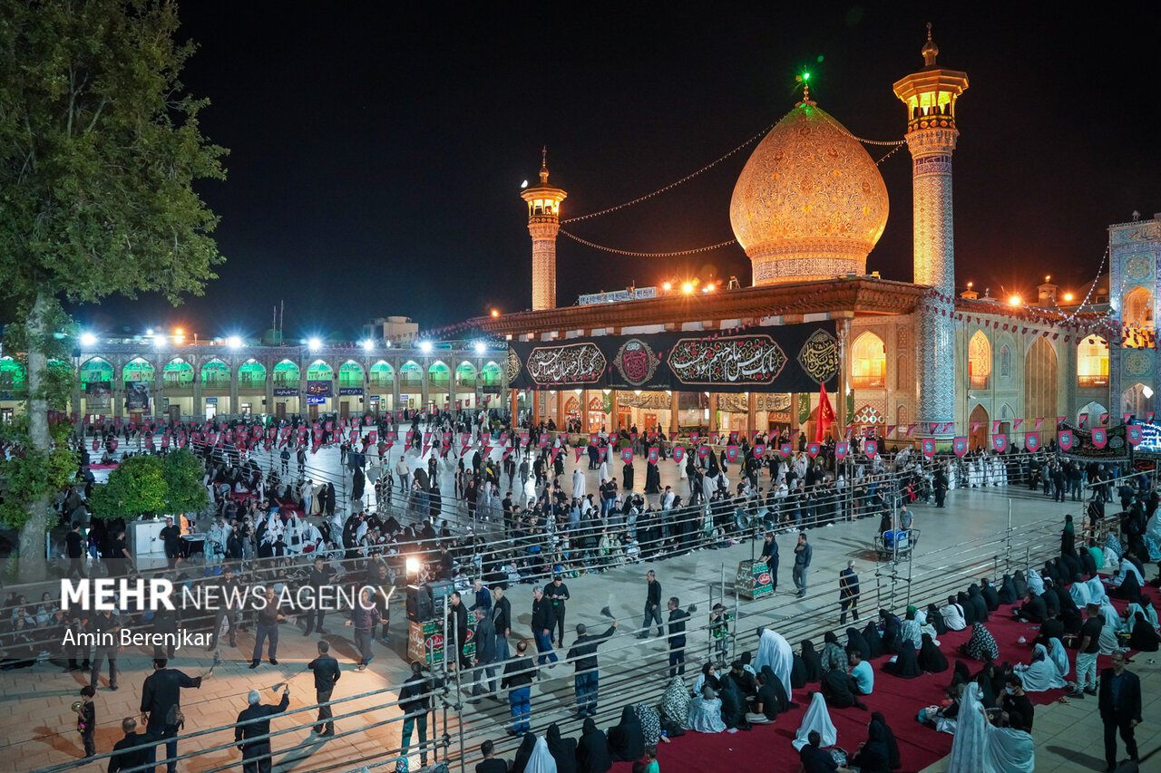 عاشورا،حسيني،صد،حضرت،مراسم،شاهچراغ،سوگواري،برگزار