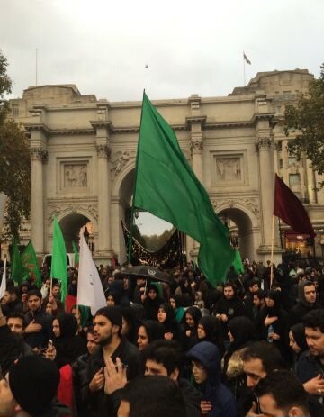 شور محرم میان مسلمانان مقیم انگلیس