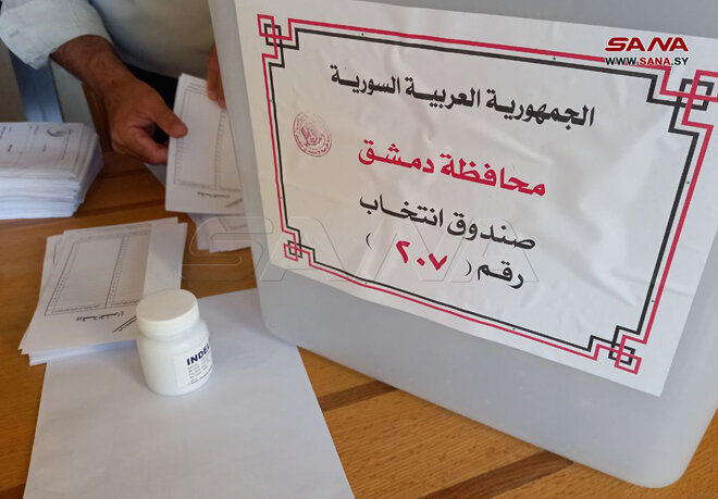 انتخابات پارلمانی سوریه در سوریه آغاز شد+ تصاویر