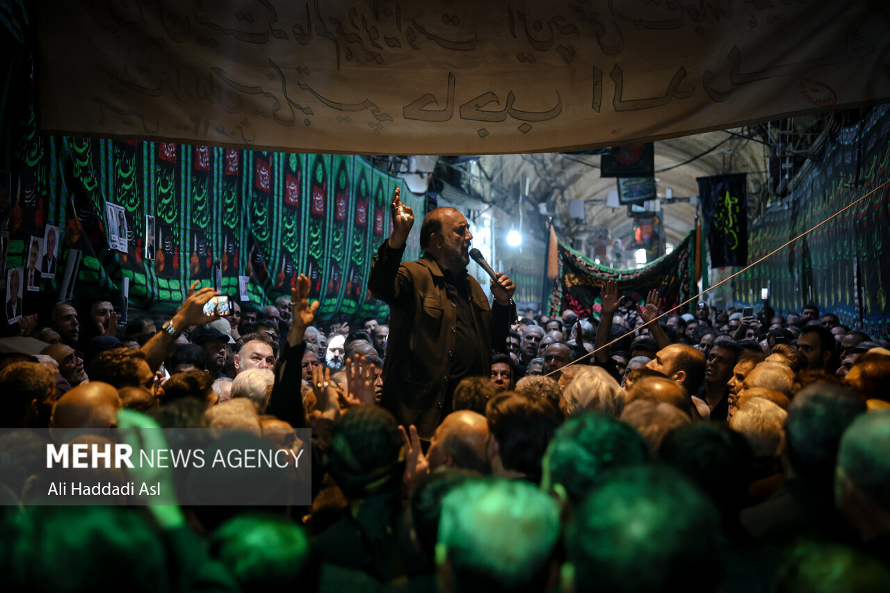 یک شهر در عزای سقای کربلا/ بازار و امامزاده سیاهپوش شهادت علمدار