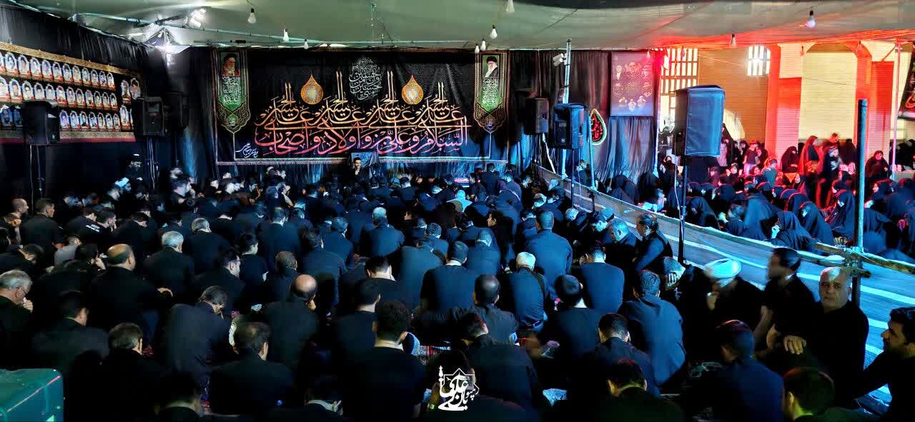 آیین عزاداری حسینی در گلزار شهدای سریشآباد برگزار شد