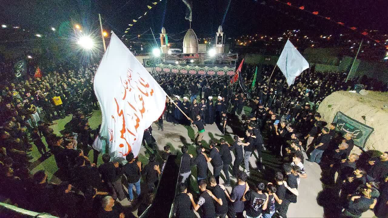 آیین «یاحسین شاه حسین» در شهر توپ آغاج برگزار شد