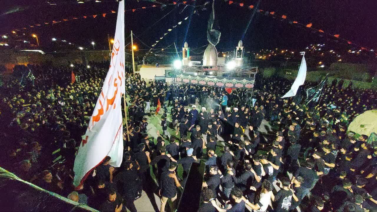 آیین «یاحسین شاه حسین» در شهر توپ آغاج برگزار شد