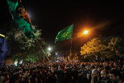 دسته عزاداری هیئت فاطمیون زنجان در شب عاشورا