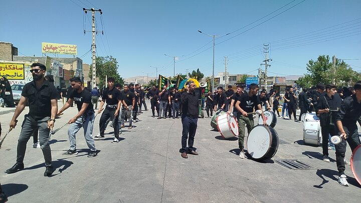 دسته زنجیر زنی هیئت روستای کلاته نقی