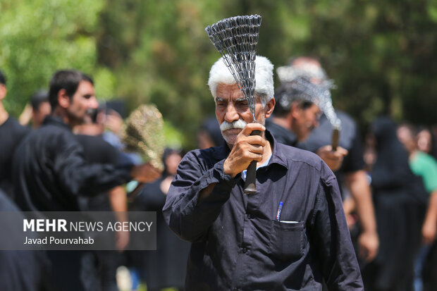 عزاداری ظهر عاشورا در قصرالدشت شیراز