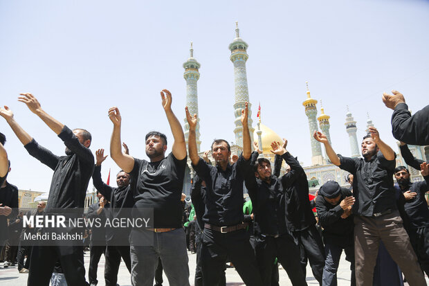 مراسم عزاداری عاشورای حسینی در قم