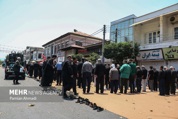 نماز ظهر عاشورا در آمل