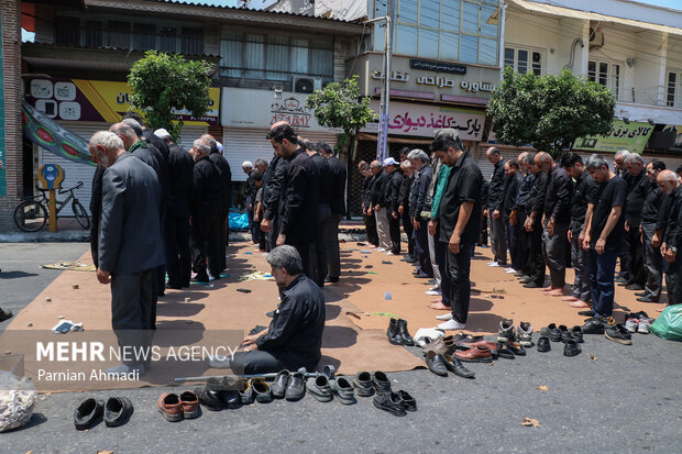 نماز ظهر عاشورا در آمل