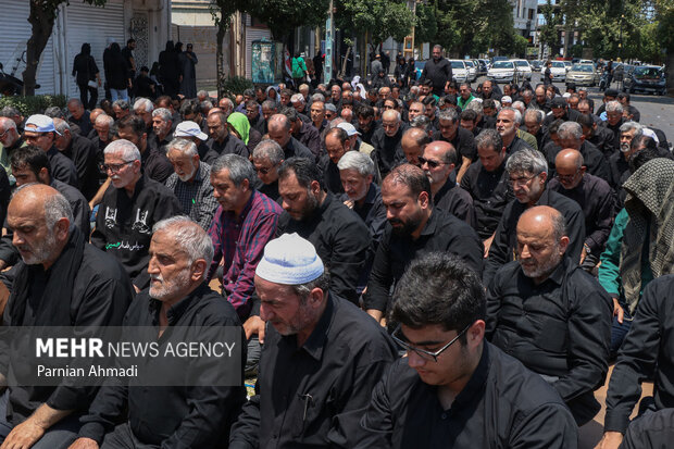 نماز ظهر عاشورا در آمل