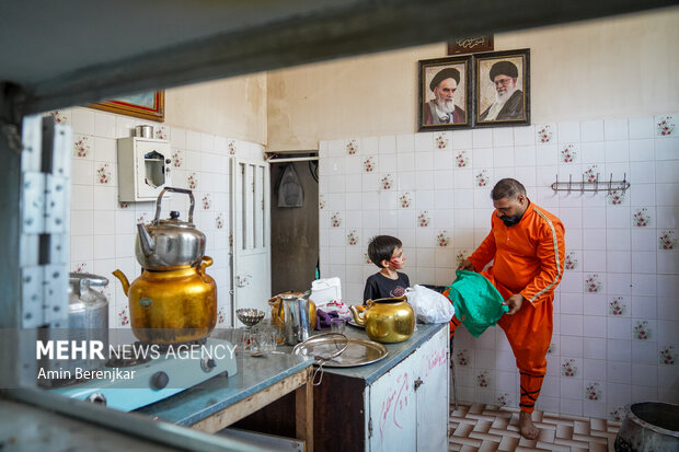 خیمه سوزان ظهر عاشورا در شیراز