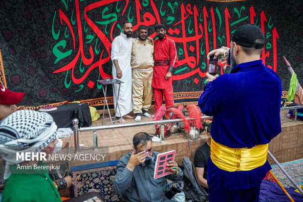 خیمه سوزان ظهر عاشورا در شیراز