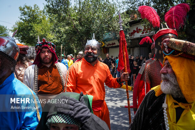 خیمه سوزان ظهر عاشورا در شیراز