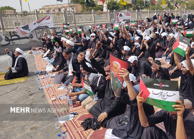 مرکزی جلوس کراچی میں فلسطین کی حمایت اور امریکہ و اسرائیل مخالف احتجاج