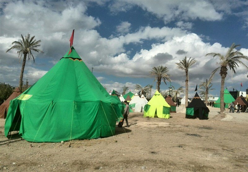 خیمه سوزان روز عاشورا آیین سنتی در شهر طاقانک