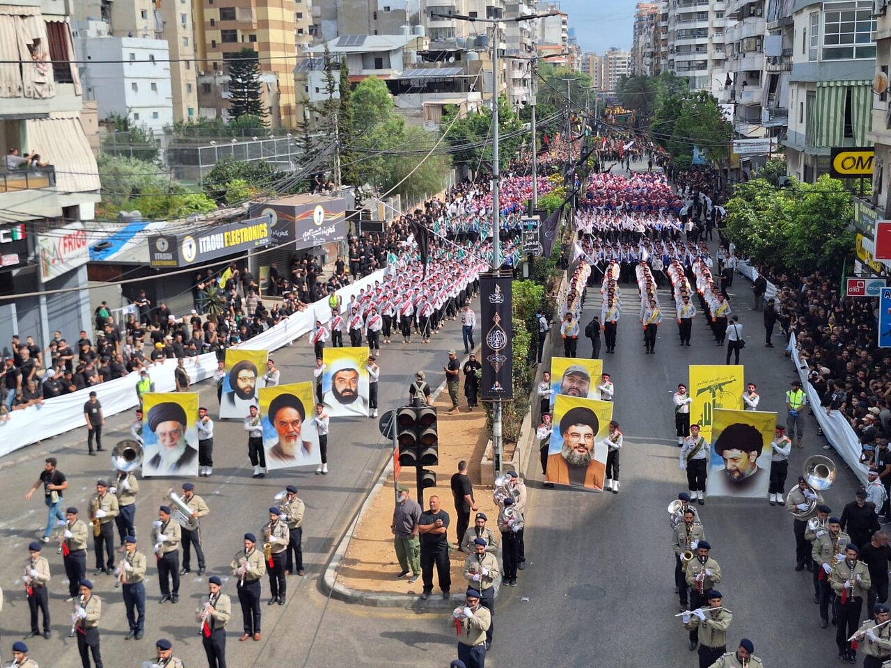 Lebanese hold Ashura Day rally in S Beirut (+Photos)